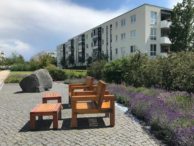 Singlewohnung mit Wintergarten in grüner Umgebung, nahe Gärten der Welt! — photo 1